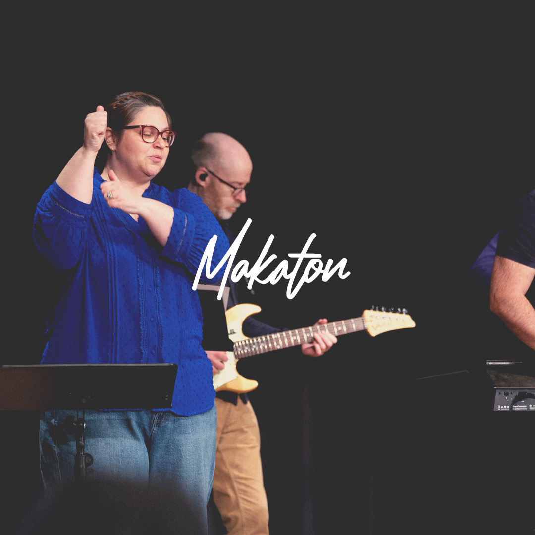 Sung worship signed in Makaton